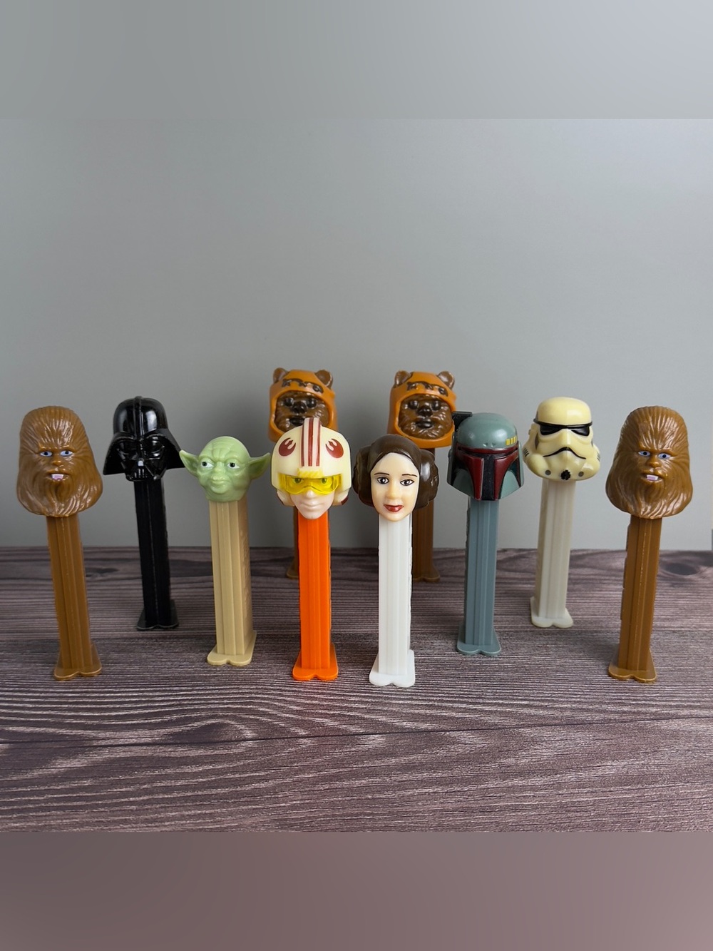 1997 Pez Candy Dispensers Vintage Star Wars Lot Of 10